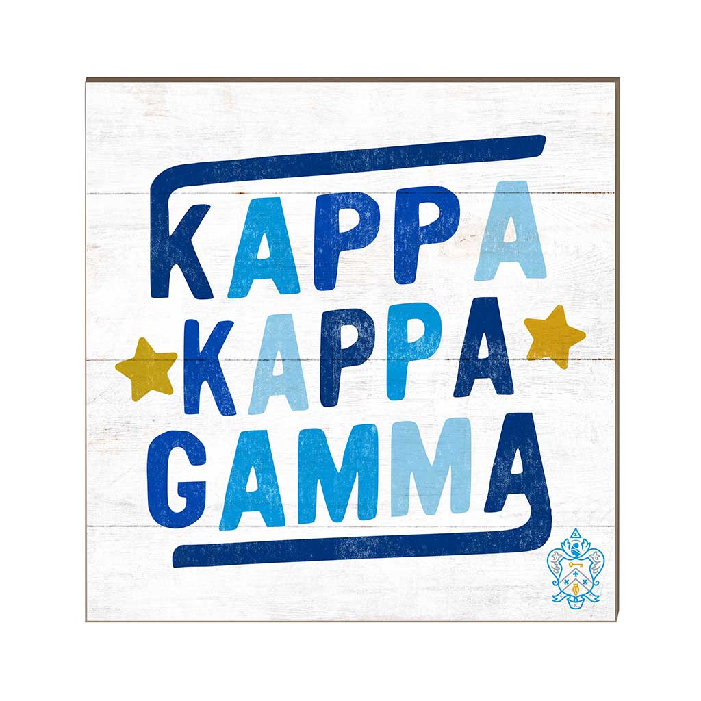 10x10 Retro Greek Sign Greek-Kappa Kappa Gamma