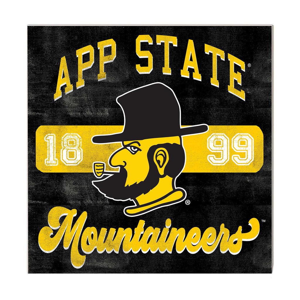 10x10 Retro Team Mascot Sign Appalachian State Mountaineers