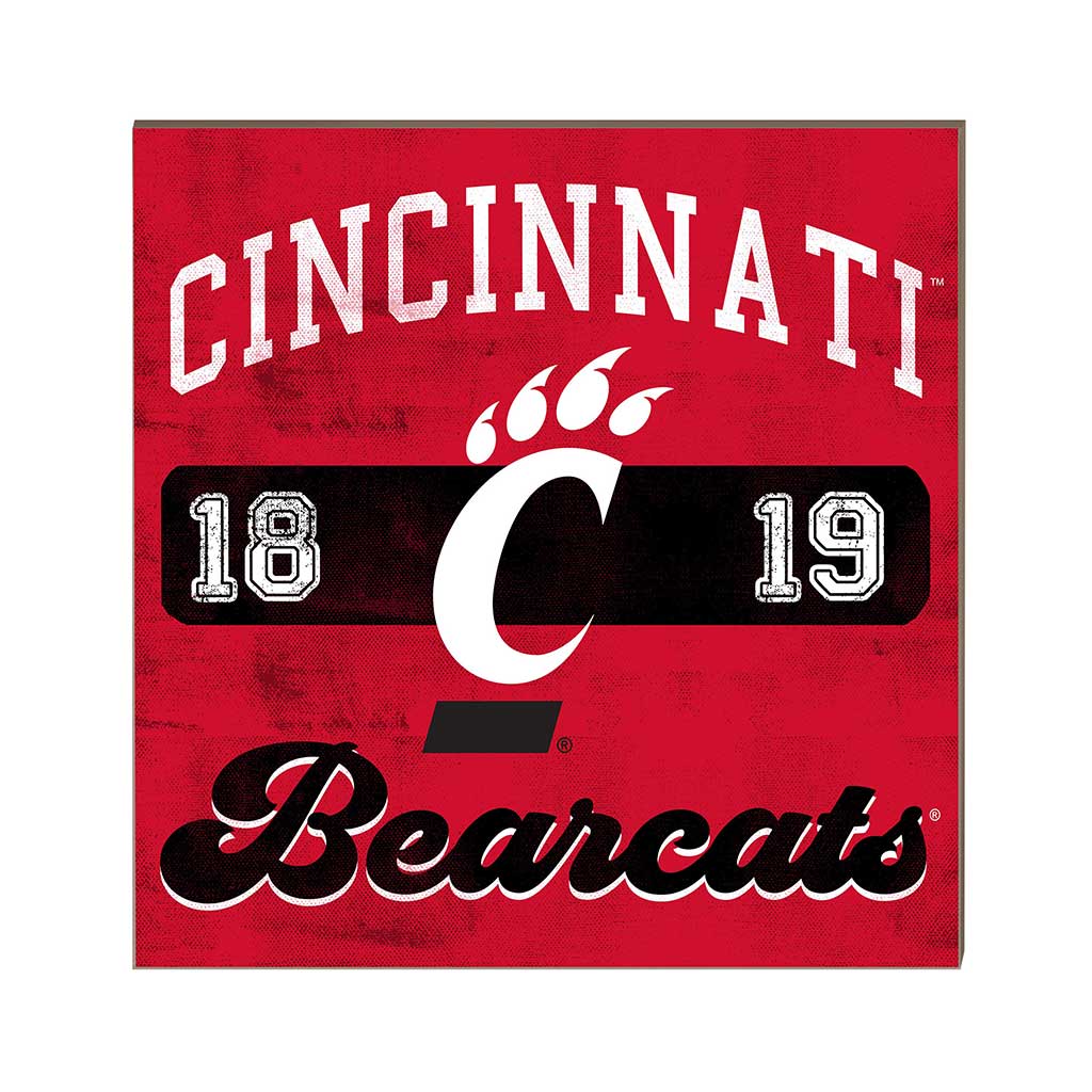 10x10 Retro Team Mascot Sign Cincinnati Bearcats