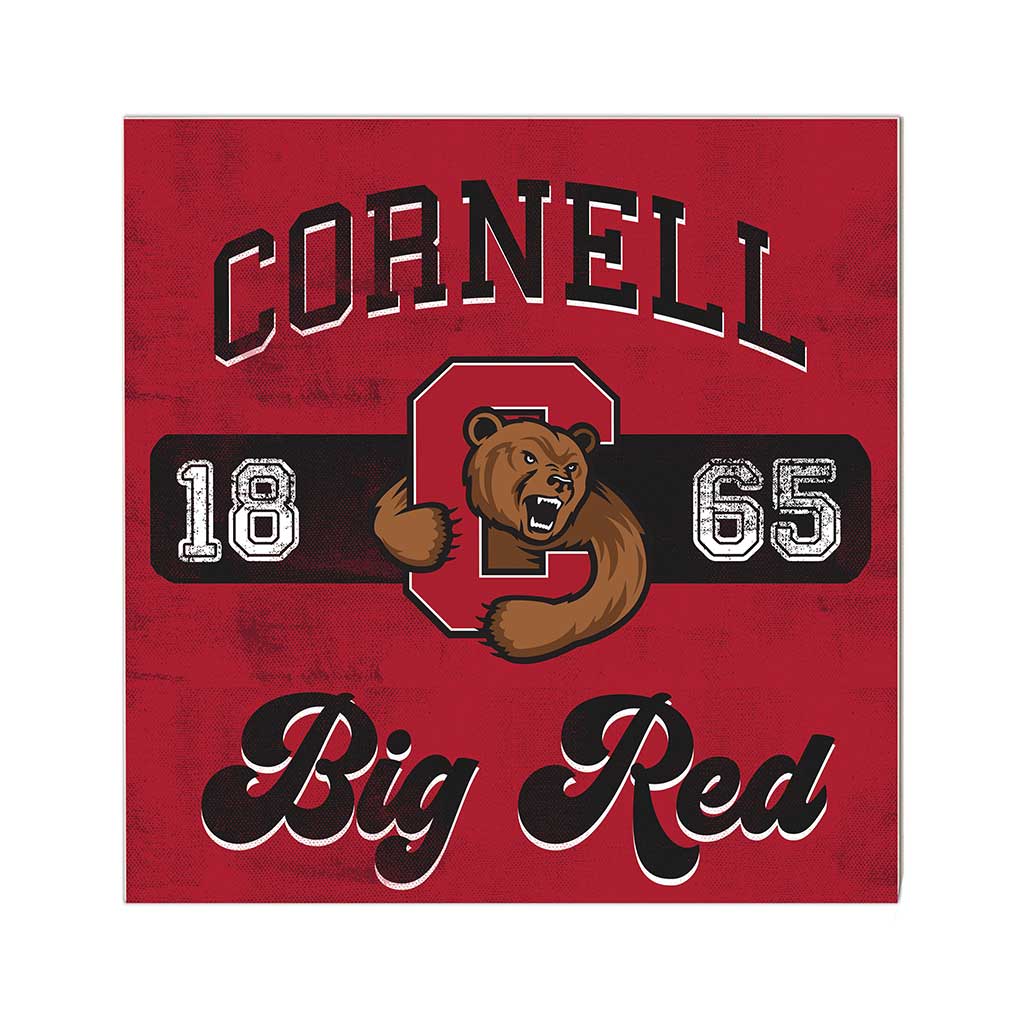 10x10 Retro Team Mascot Sign Cornell Big Red