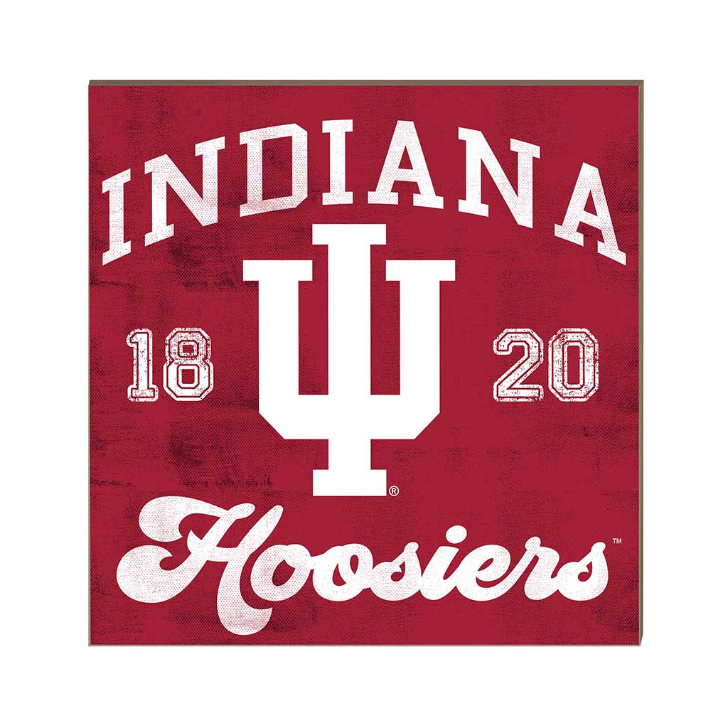 10x10 Retro Team Mascot Sign Indiana Hoosiers