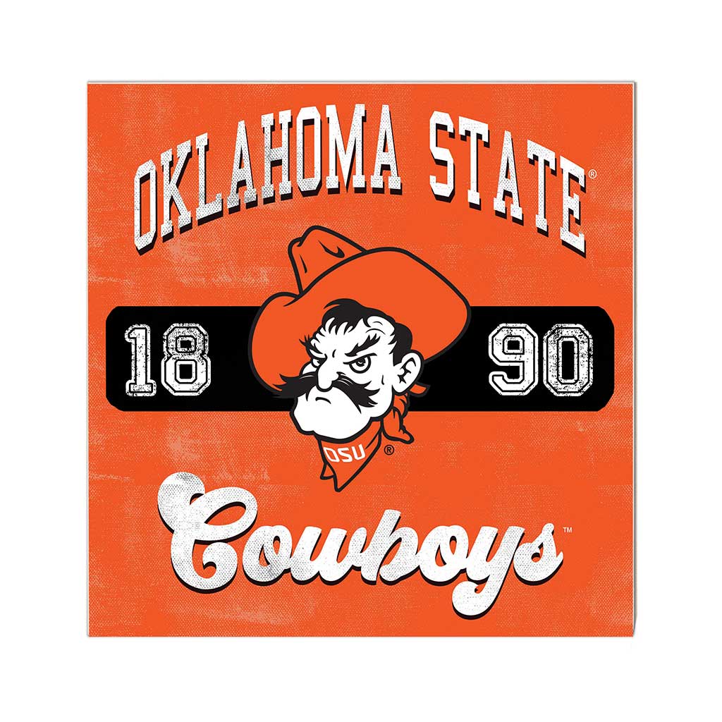 10x10 Retro Team Mascot Sign Oklahoma State Cowboys