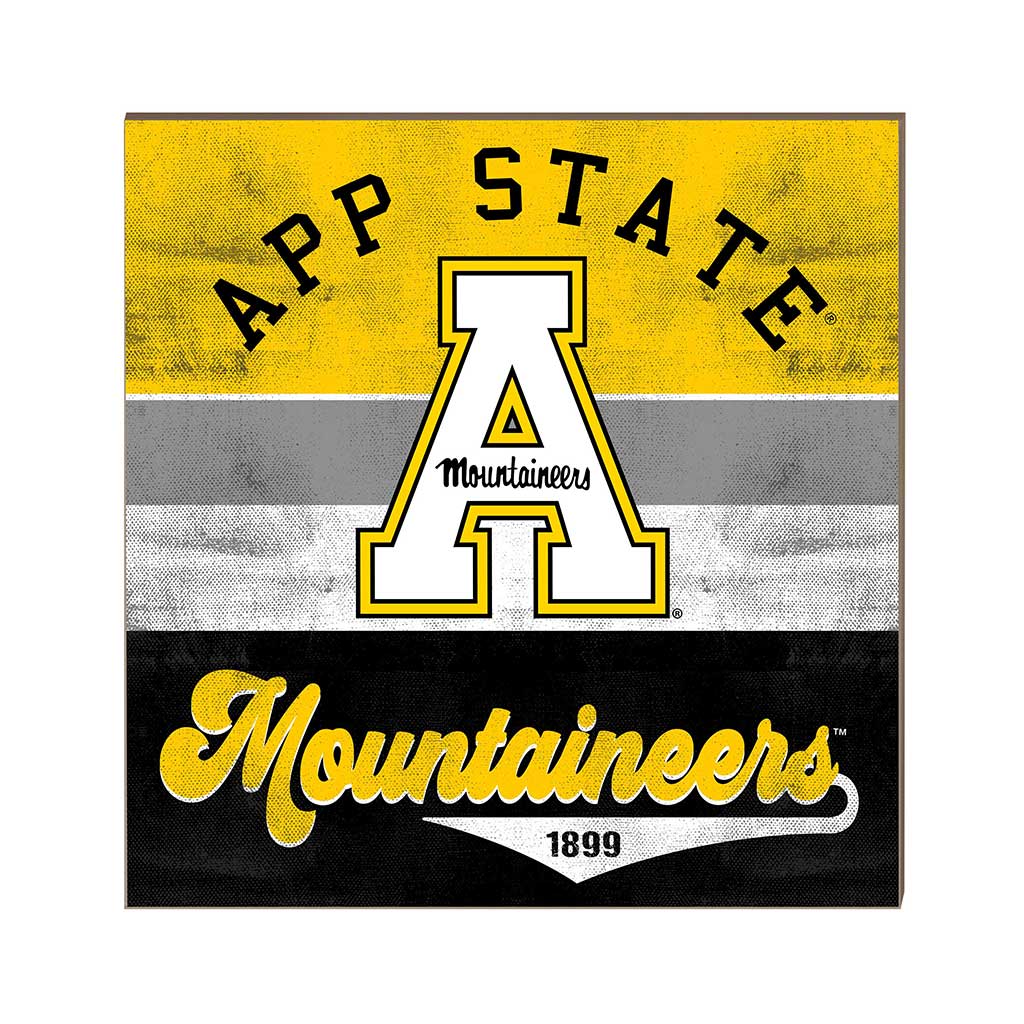 10x10 Retro Multi Color Sign Appalachian State Mountaineers