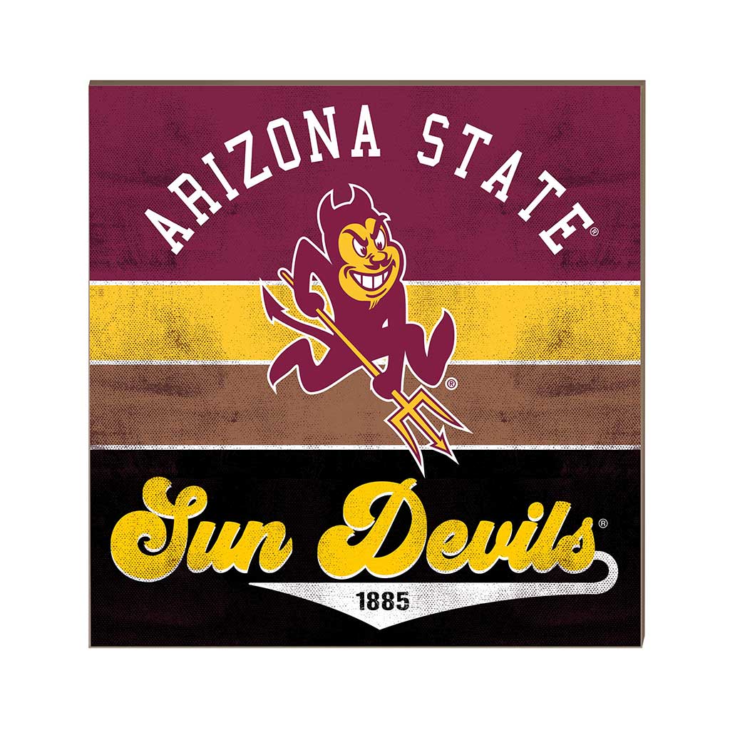 10x10 Retro Multi Color Sign Arizona State Sun Devils