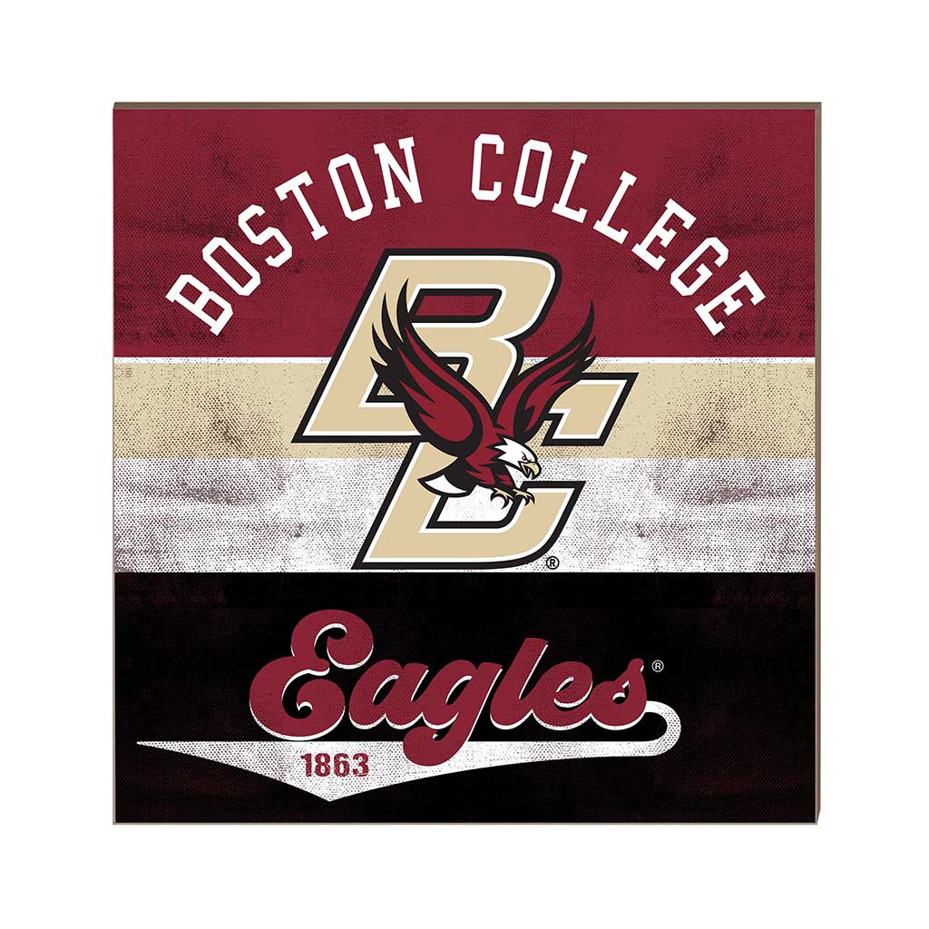 10x10 Retro Multi Color Sign Boston College Eagles