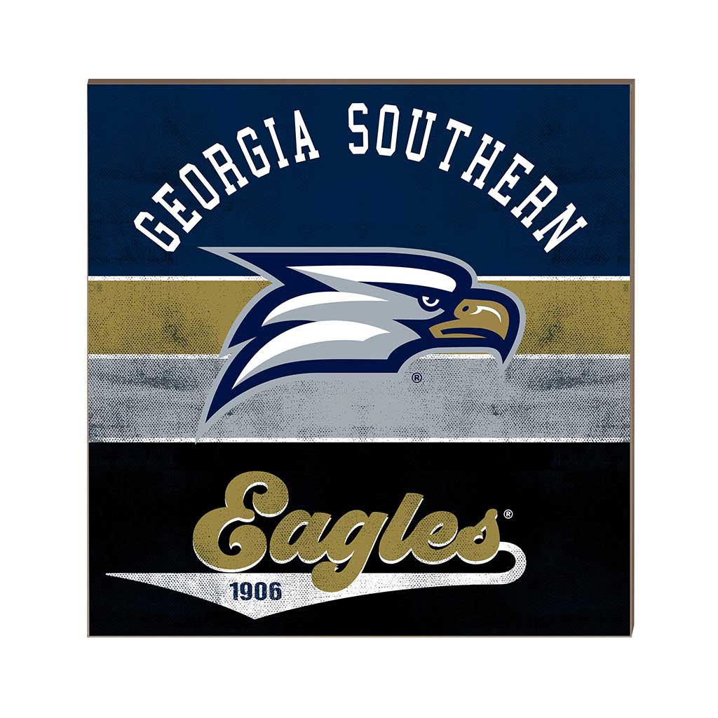 10x10 Retro Multi Color Sign Georgia Southern Eagles