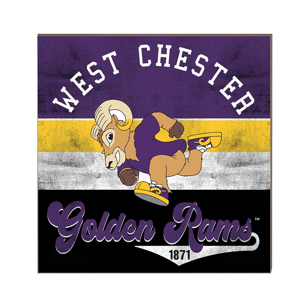 10x10 Retro Multi Color Sign West Chester Golden Rams
