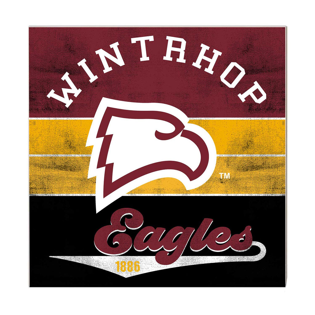 10x10 Retro Multi Color Sign Winthrop Eagles