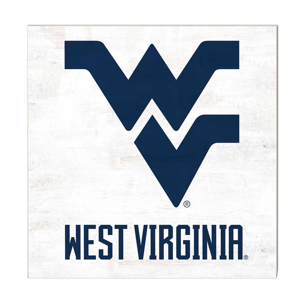 10x10 Scholastic Sign West Virginia Mountaineers