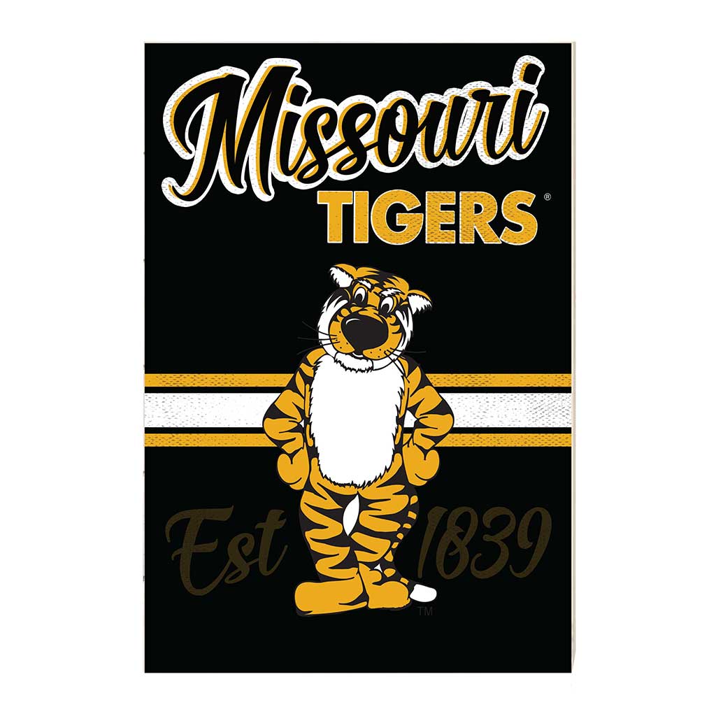 34x24 Mascot Sign Missouri Tigers