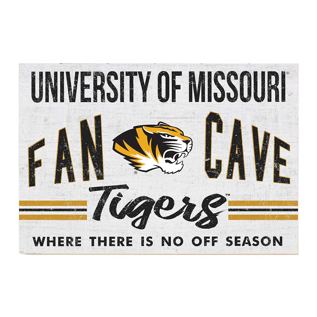 24x34 Retro Fan Cave Sign Missouri Tigers