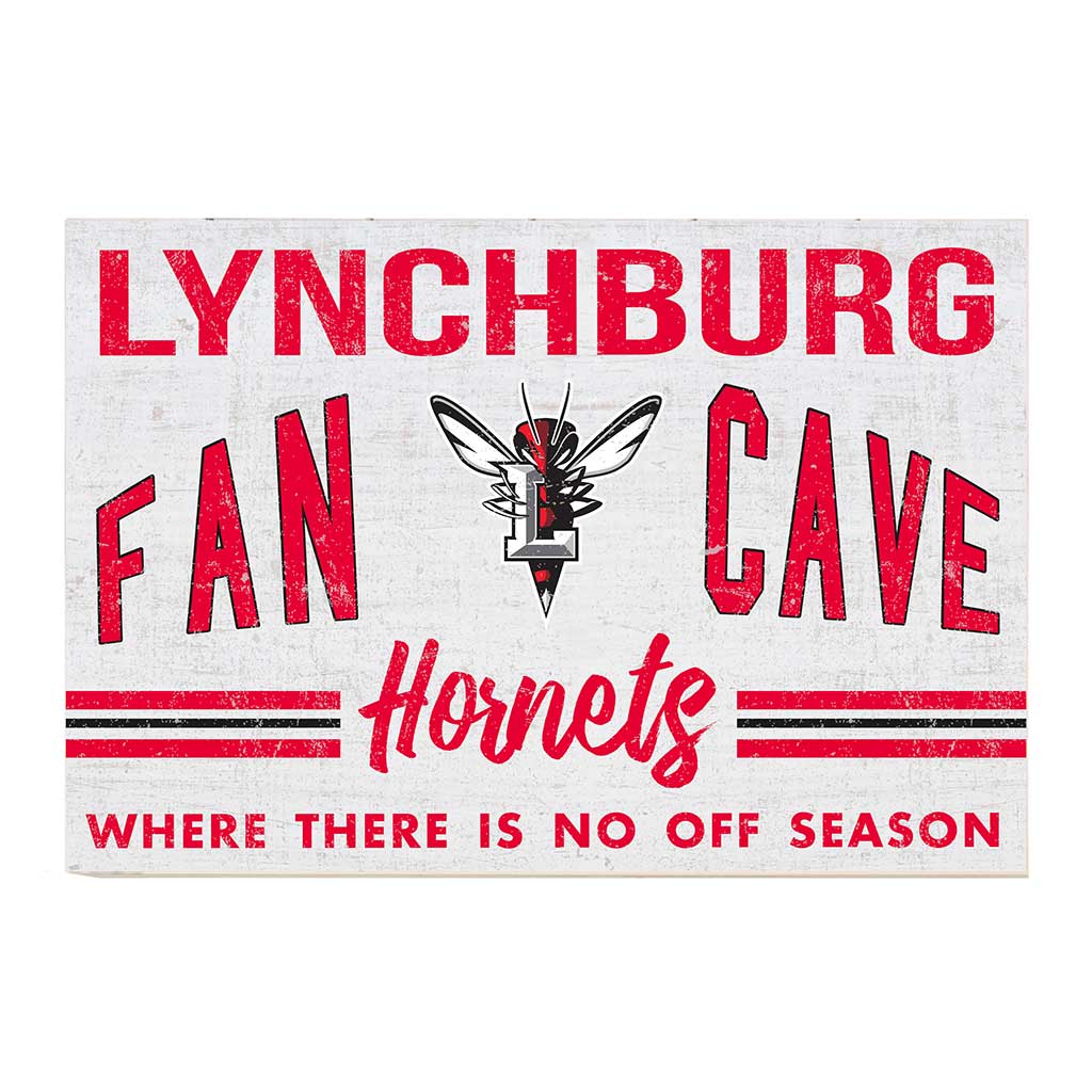 24x34 Retro Fan Cave Sign Lynchburg College Hornets