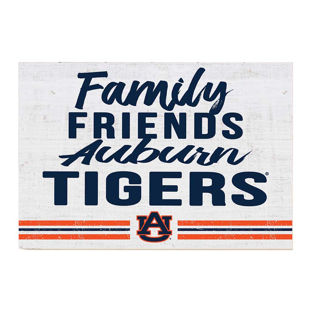 24x34 Friends Family Team Sign Auburn Tigers