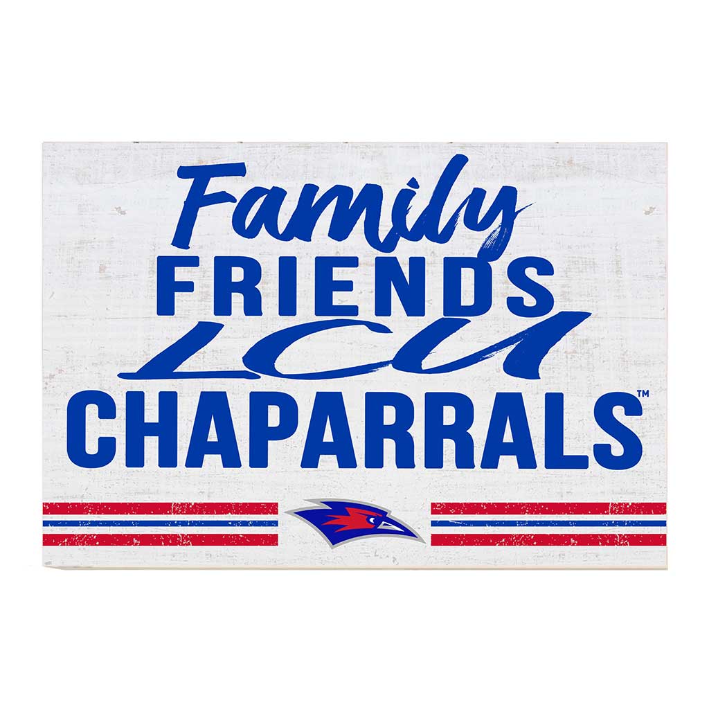 24x34 Friends Family Team Sign Lubbock Christian Chaparrals