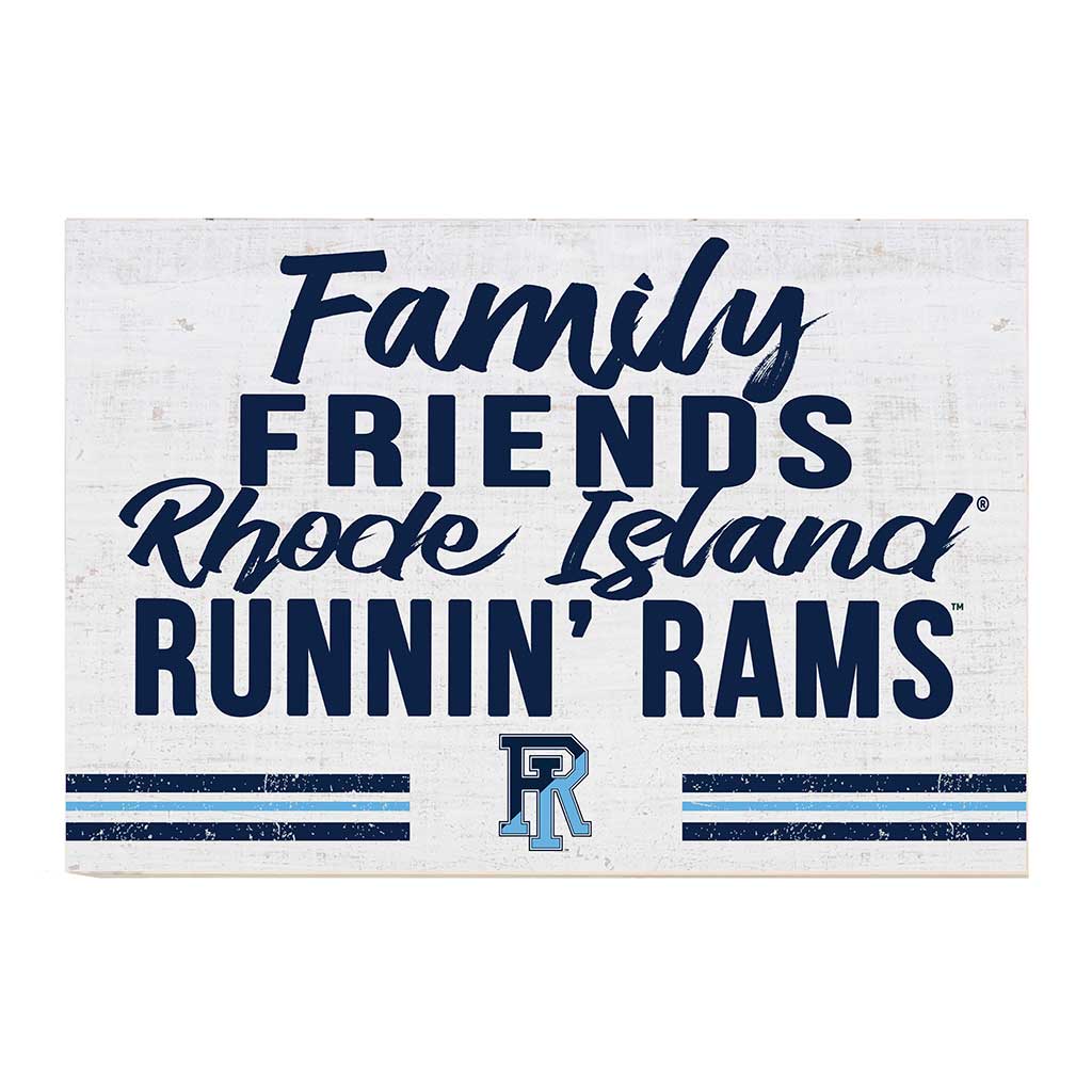 24x34 Friends Family Team Sign Rhode Island Rams