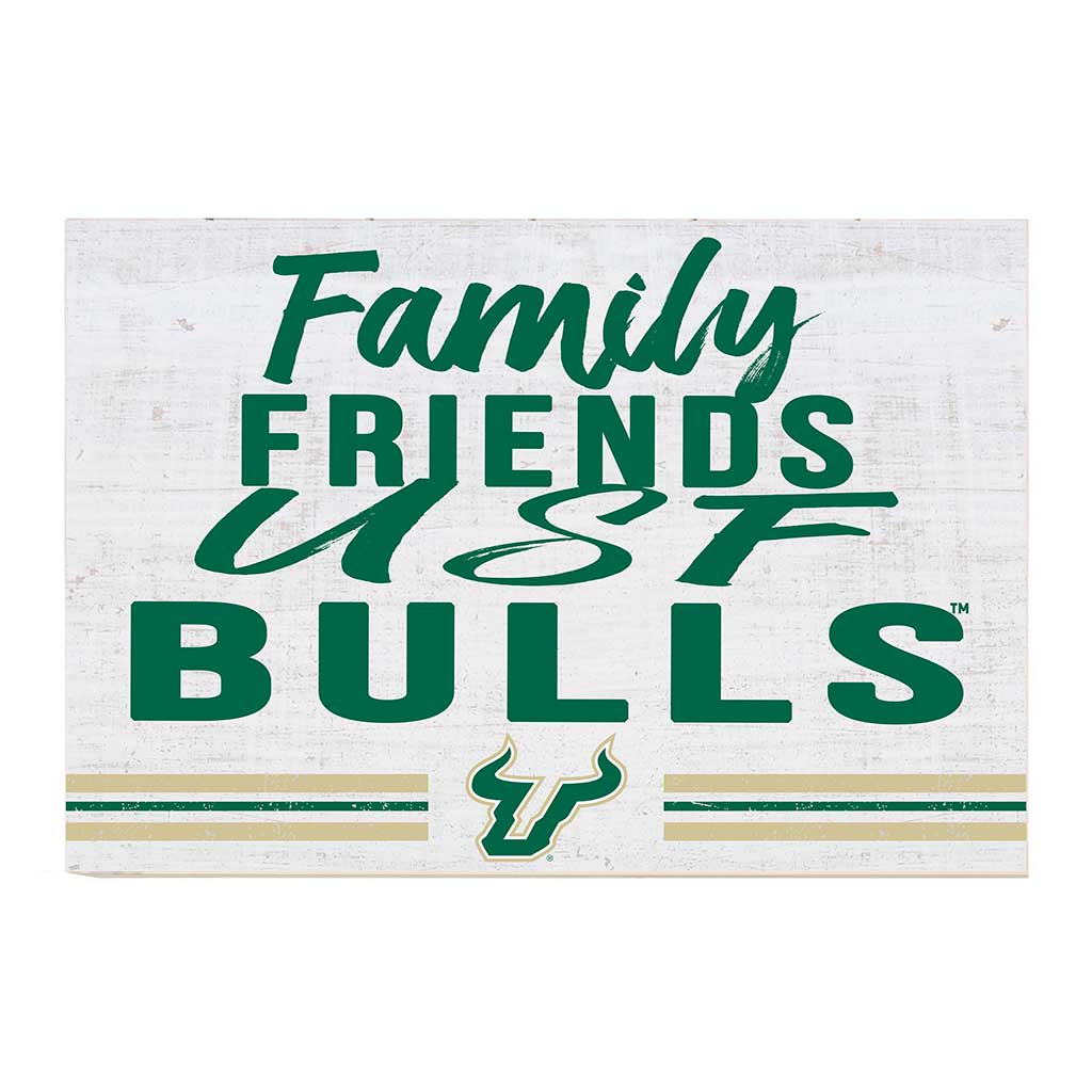 24x34 Friends Family Team Sign South Florida Bulls