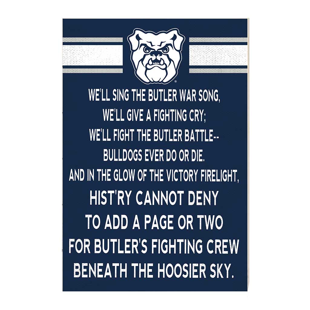 35x24 Fight Song Butler Bulldogs