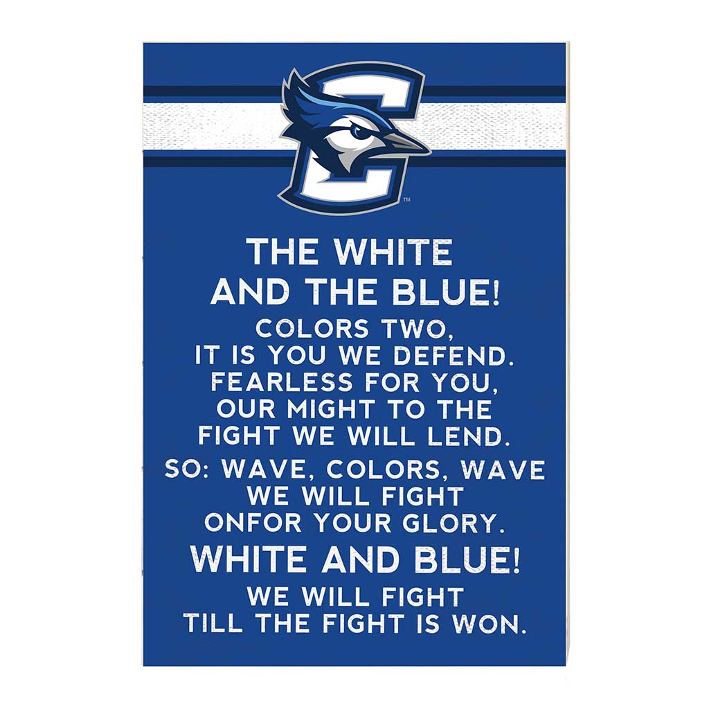 35x24 Fight Song Creighton Bluejays