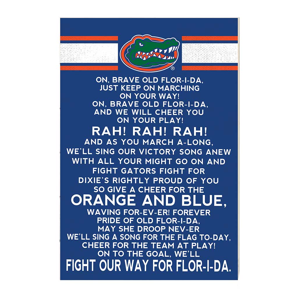 35x24 Fight Song Florida Gators