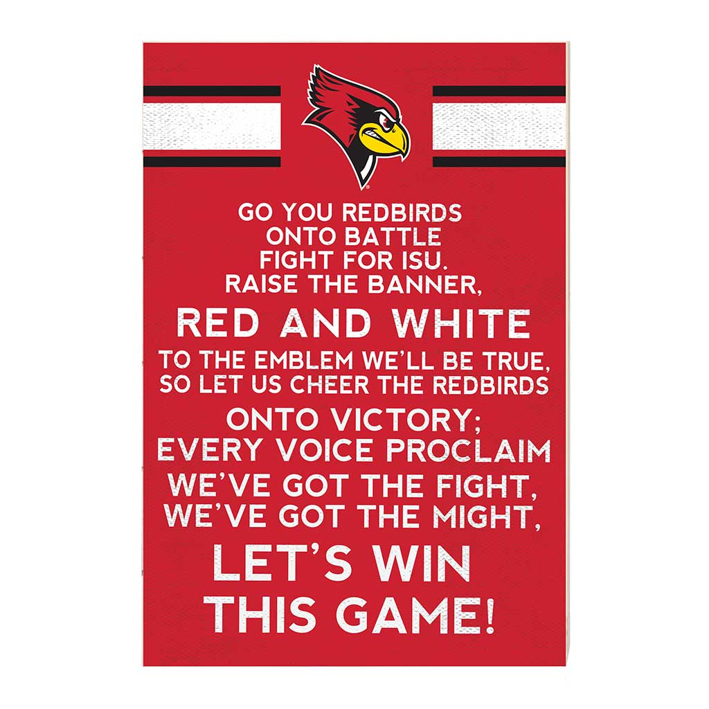 35x24 Fight Song Illinois State Redbirds