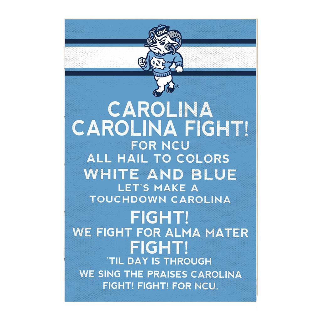 35x24 Fight Song North Carolina (Chapel Hill) Tar Heels
