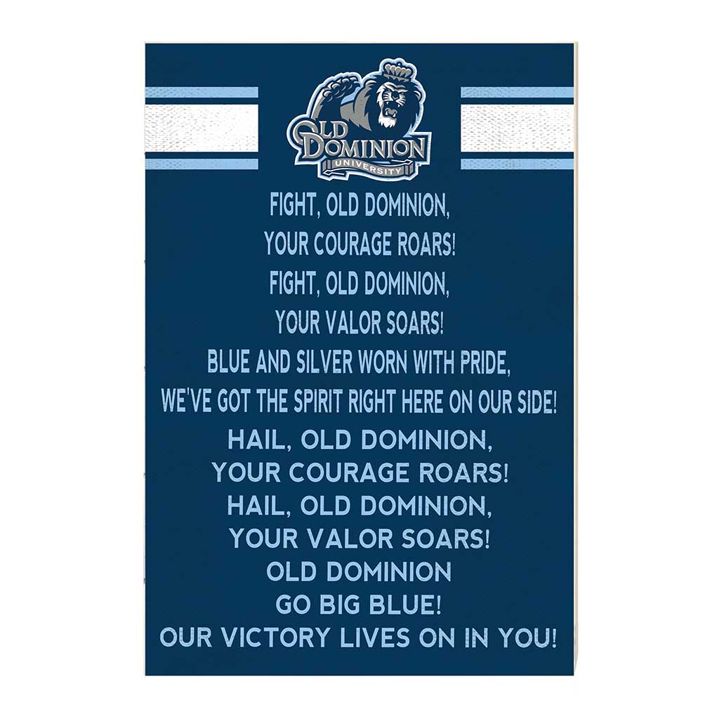 35x24 Fight Song Old Dominion Monarchs