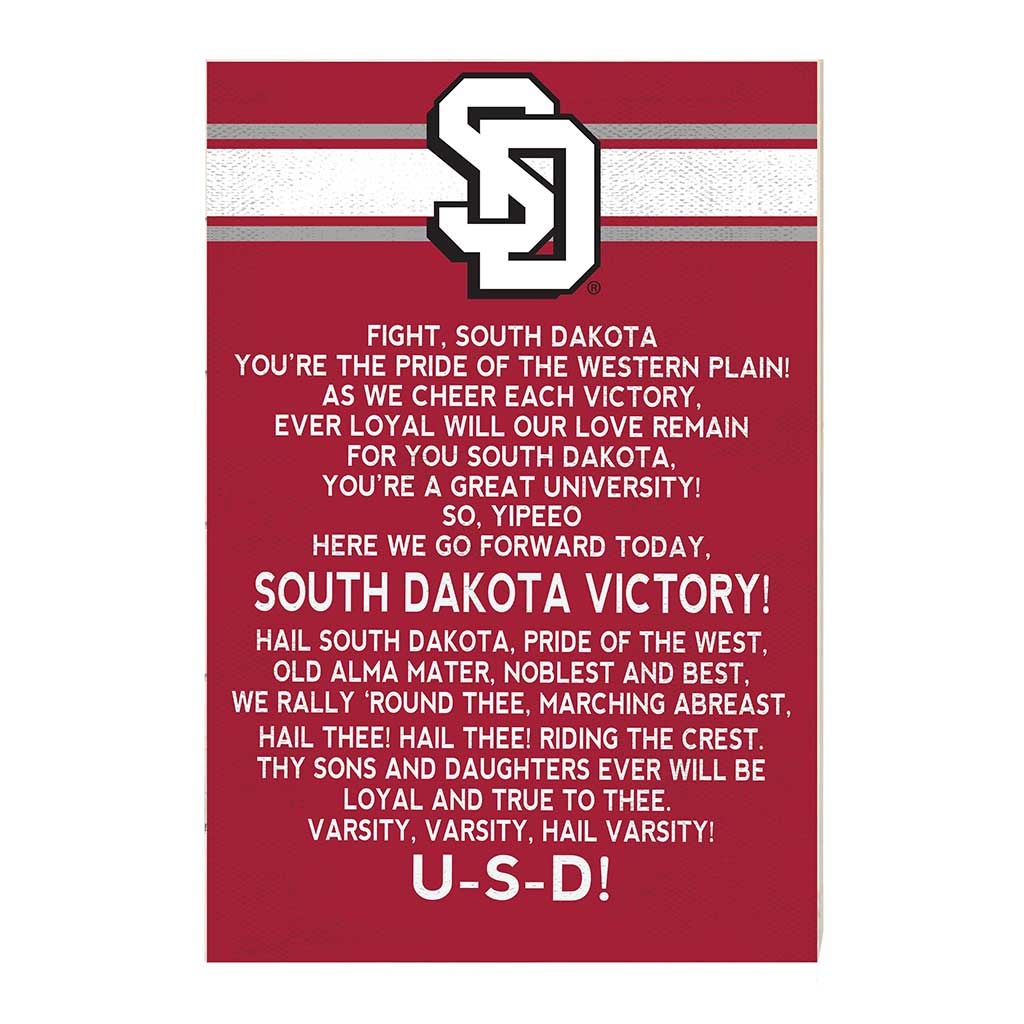 35x24 Fight Song South Dakota Coyotes