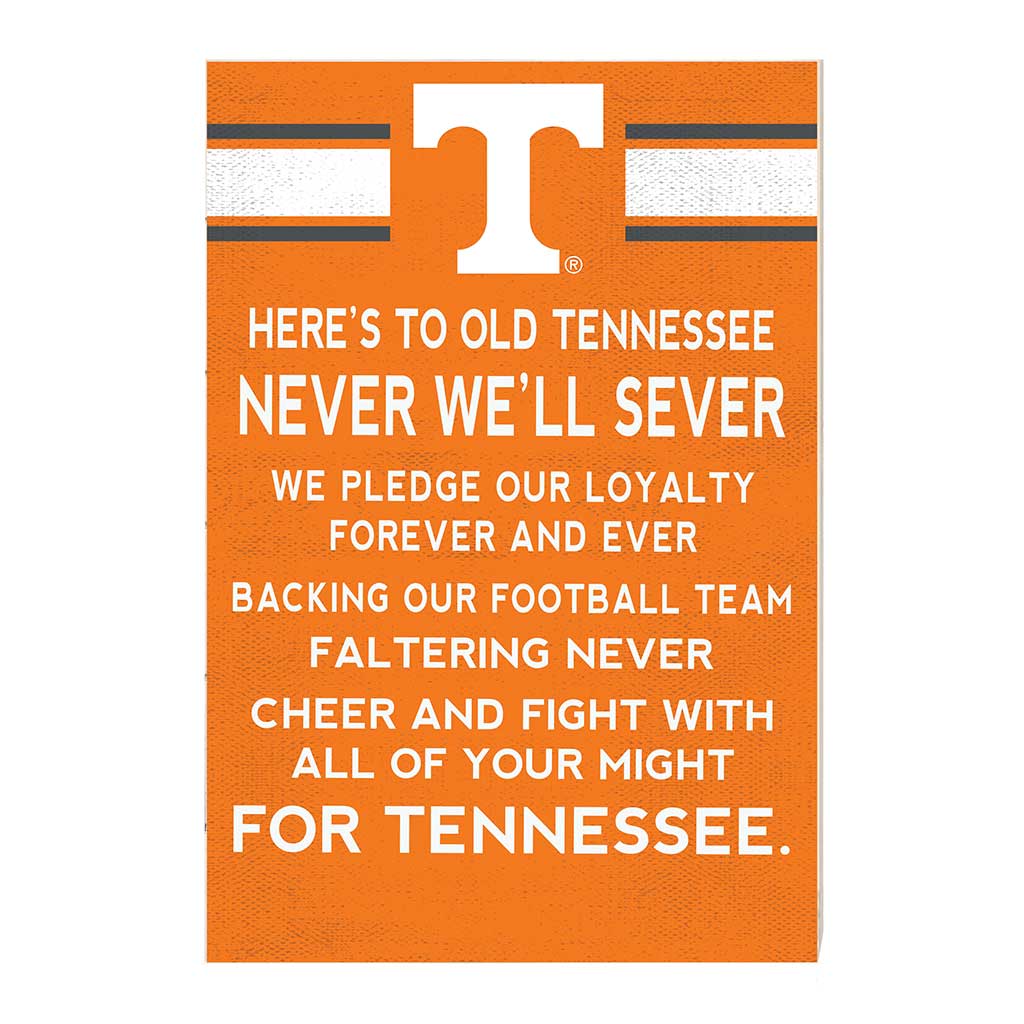35x24 Fight Song Tennessee Volunteers