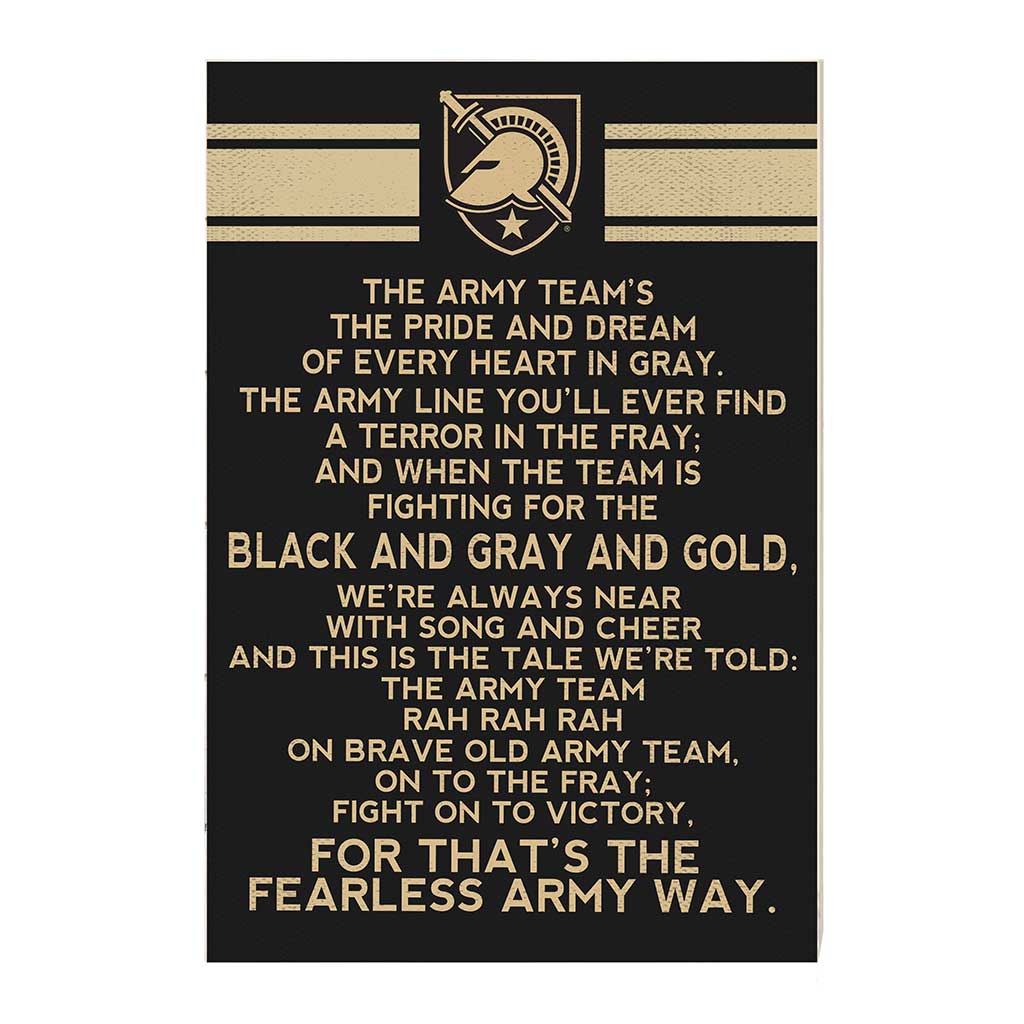 35x24 Fight Song West Point Black Knights