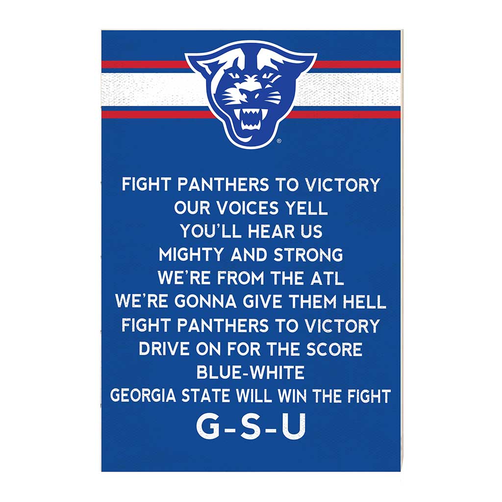 35x24 Fight Song Georgia State Panthers
