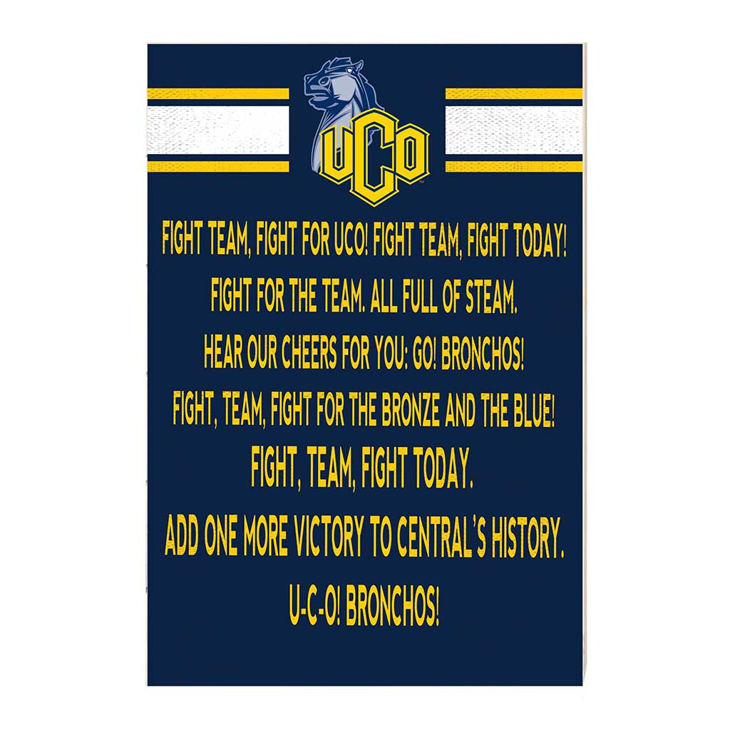 35x24 Fight Song Central Oklahoma BRONCHOS
