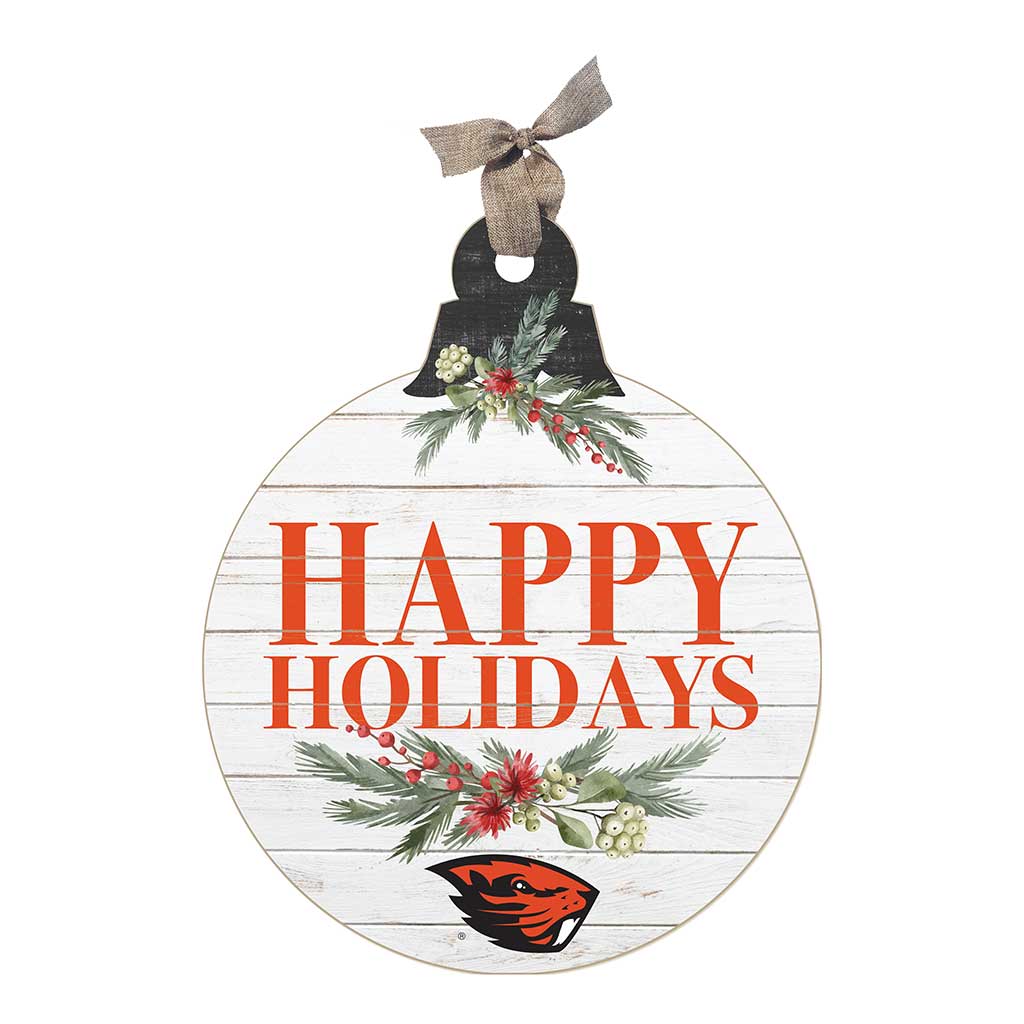 20 Inch Merry Christmas Ornament Sign Oregon State Beavers