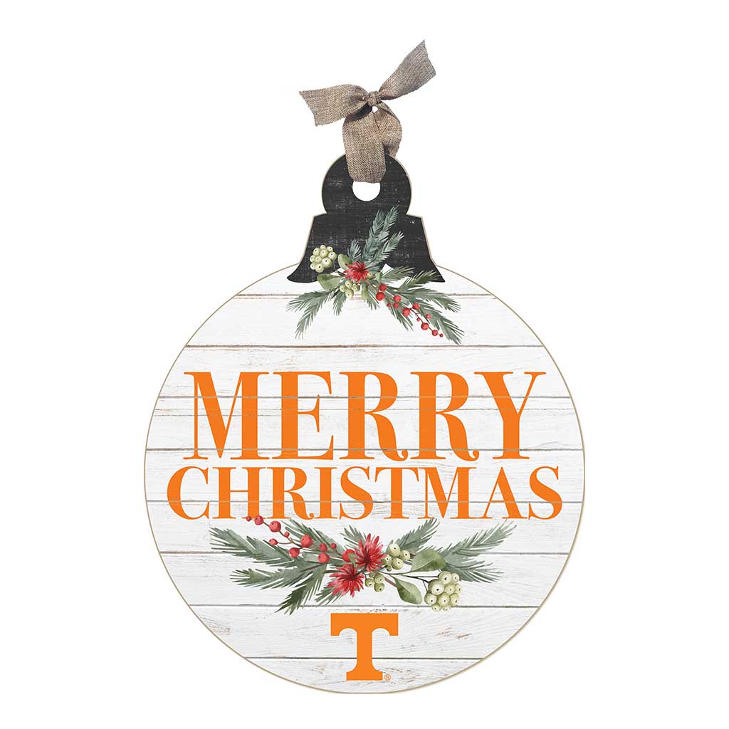 20 Inch Merry Christmas Ornament Sign Tennessee Volunteers