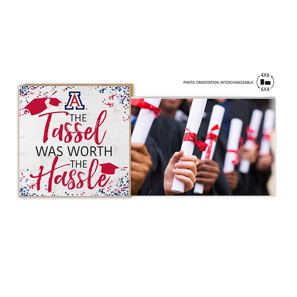 Floating Picture Frame Tassel Worth Hassle Team Arizona Wildcats