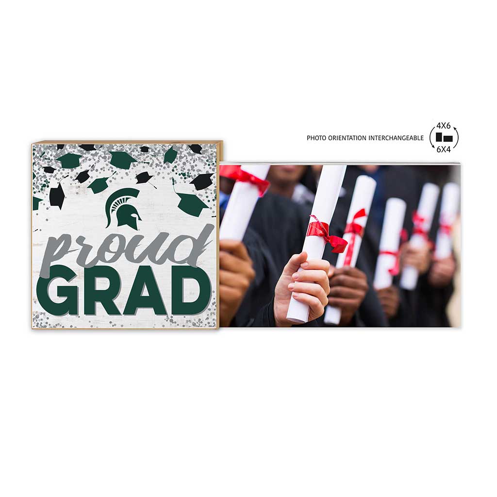 Floating Picture Frame Proud Grad Celebration Team Michigan State Spartans