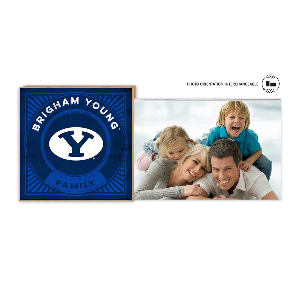 Floating Picture Frame Family Retro Team Brigham Young Cougars