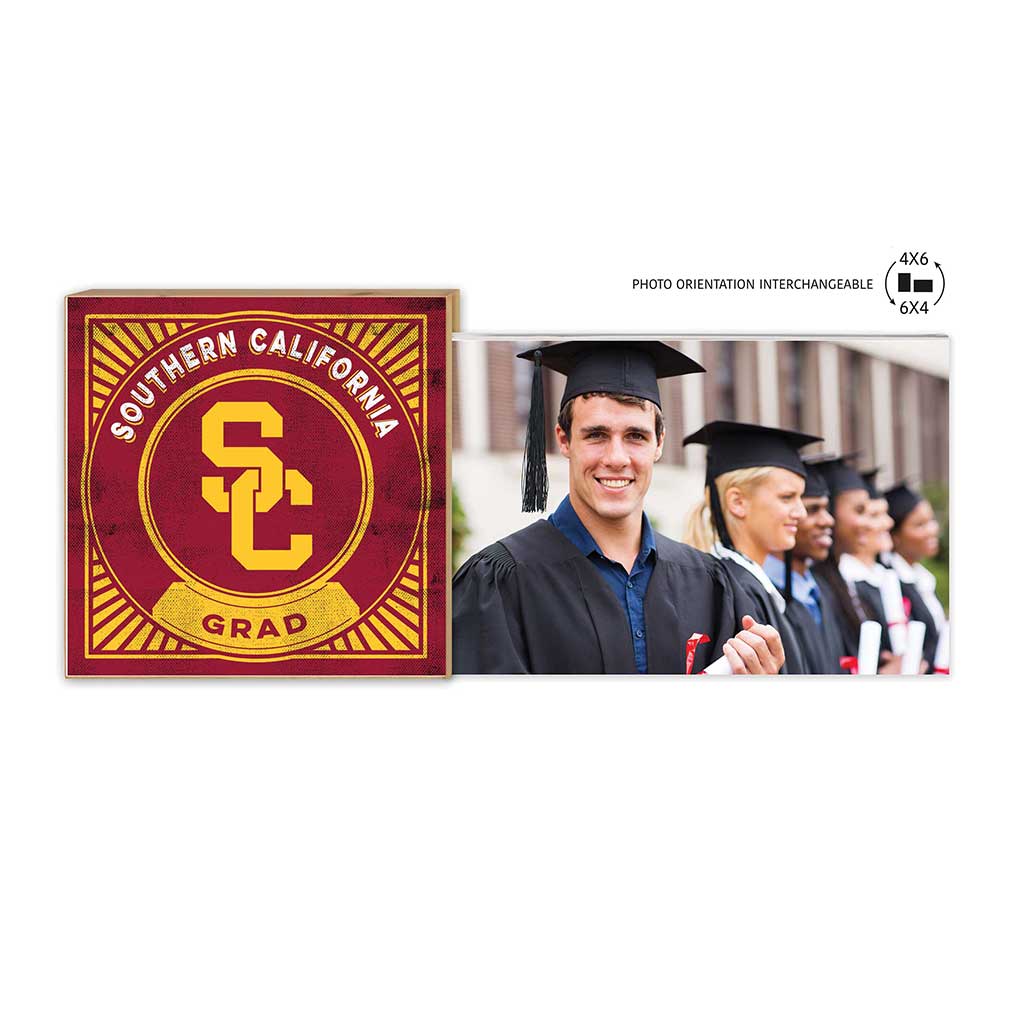 Floating Picture Frame Proud Grad Retro Team Southern California Trojans