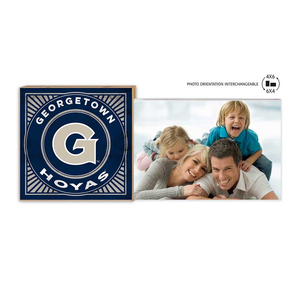 Floating Picture Frame Retro Team Logo Georgetown Hoyas