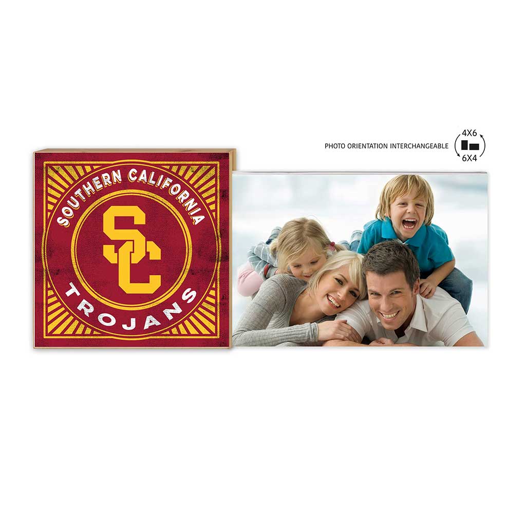 Floating Picture Frame Retro Team Logo Southern California Trojans