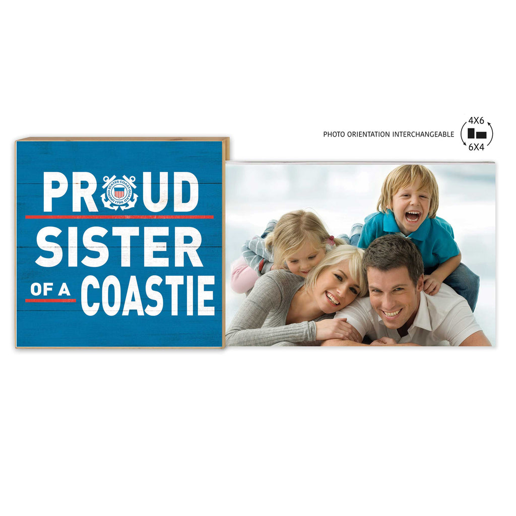 Floating Picture Frame Military Proud Sister Coast Guard