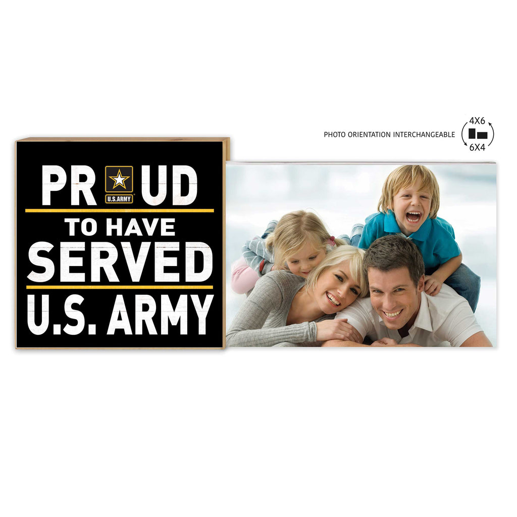 Floating Picture Frame Military Proud to Served Army