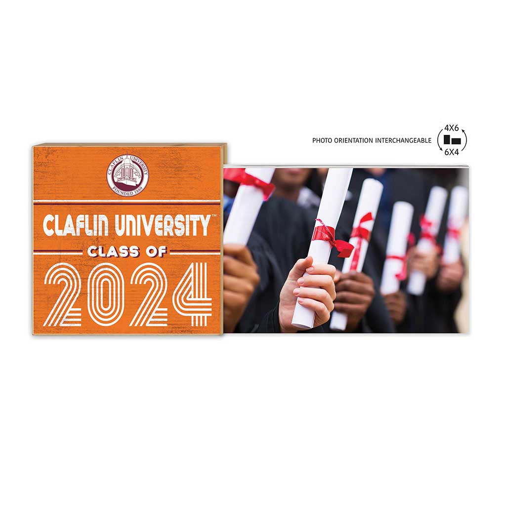 Floating Picture Frame Class of Grad Claflin University Panthers