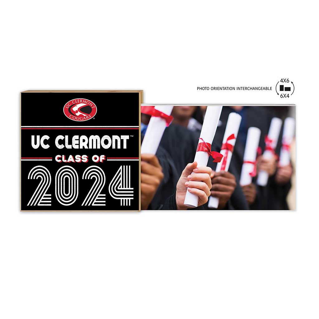 Floating Picture Frame Class of Grad University of Cincinnati Clermont Cougars