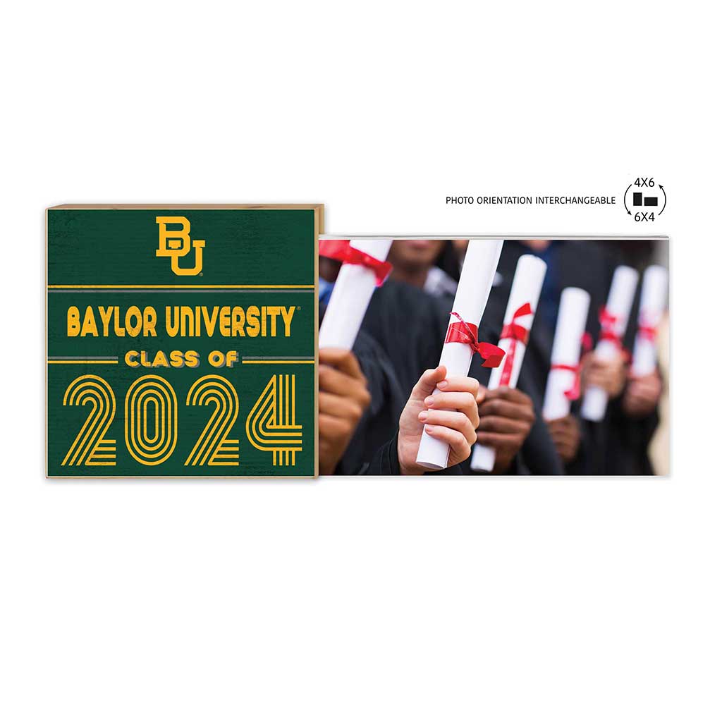 Floating Picture Frame Class of Grad Baylor Bears