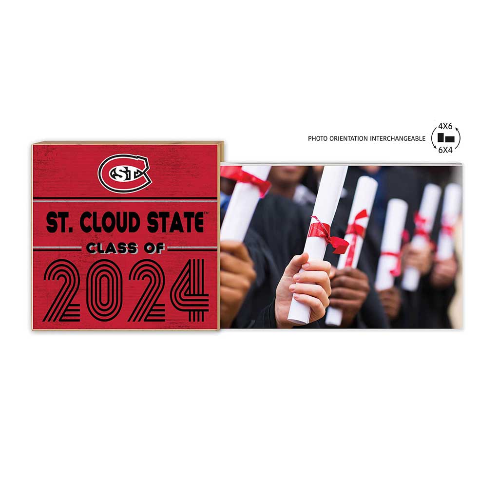 Floating Picture Frame Class of Grad St. Cloud State Huskies