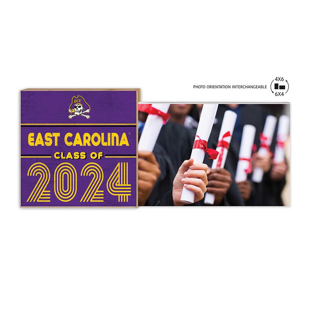 Floating Picture Frame Class of Grad East Carolina Pirates