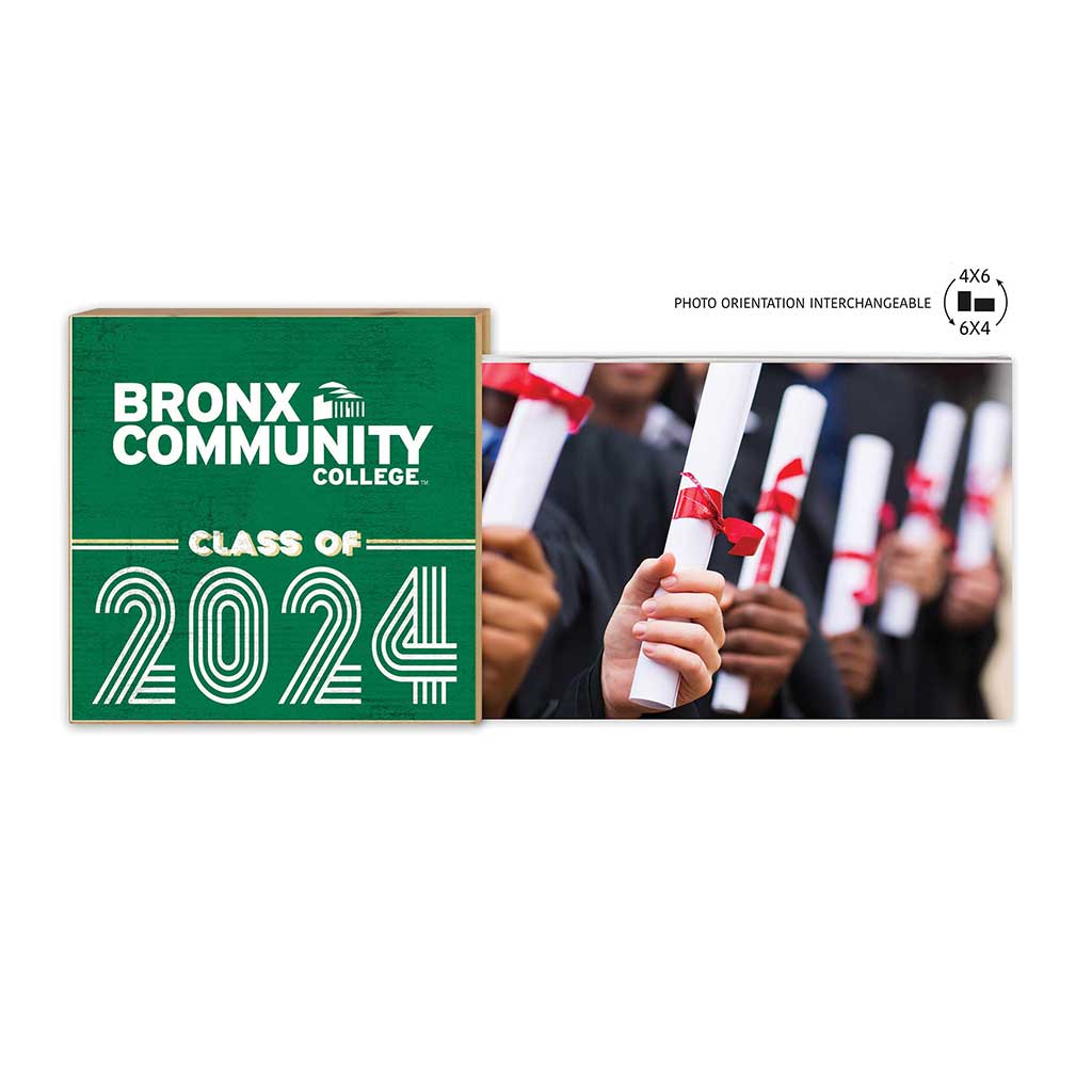 Floating Picture Frame Class of Grad Bronx Community College Broncos