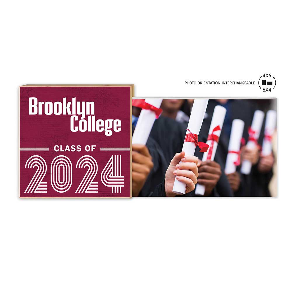 Floating Picture Frame Class of Grad Brooklyn College Bulldogs