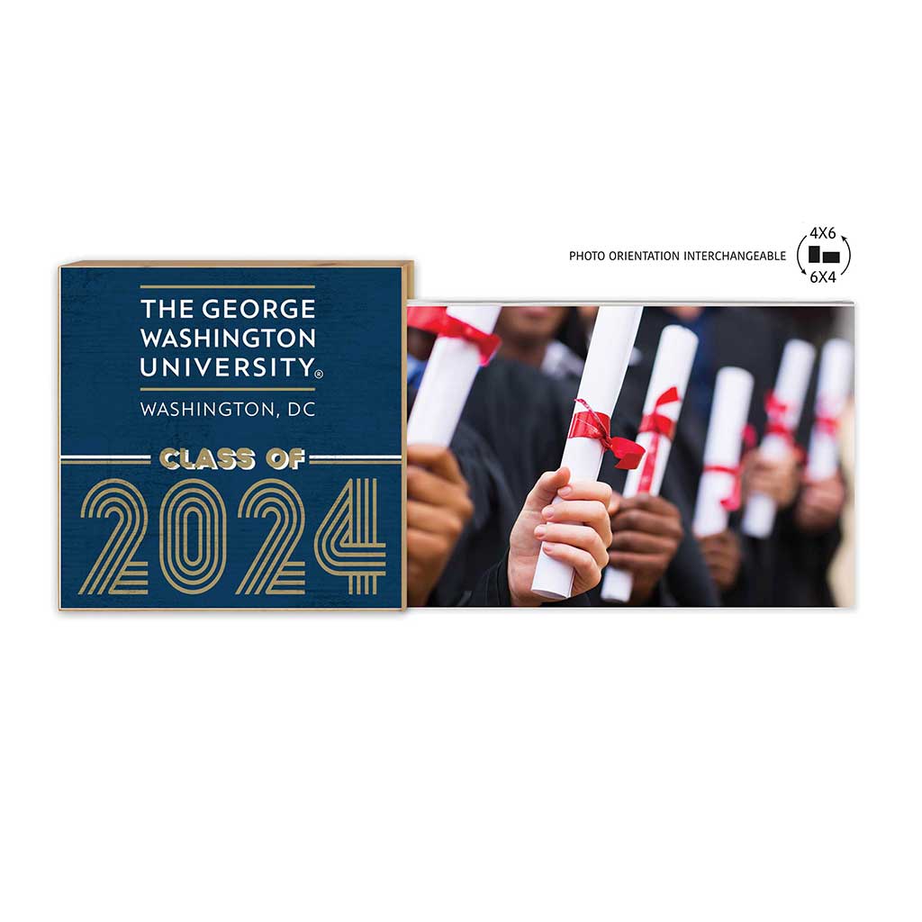 Floating Picture Frame Class of Grad George Washington Univ Revolutionaries