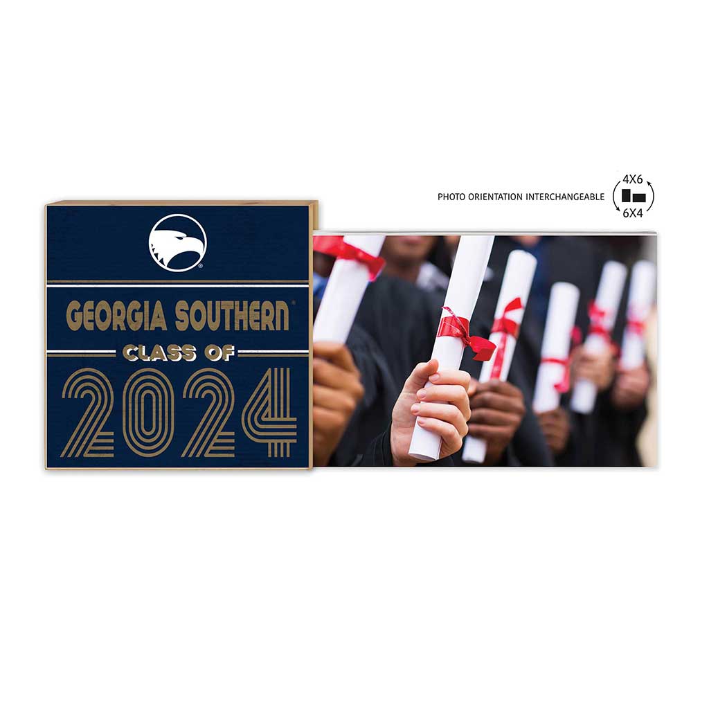 Floating Picture Frame Class of Grad Georgia Southern Eagles